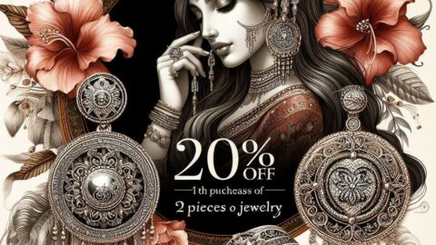 Mother's Day: 20% off on the purchase of 2 pieces of jewelry